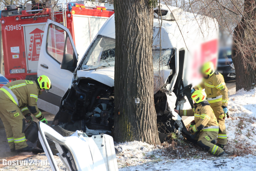 Wypadek drogowy w Szelejewie Drugim