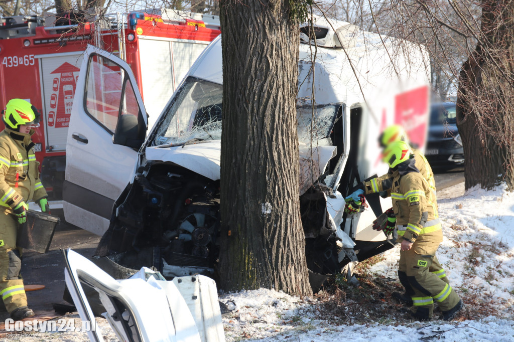Wypadek drogowy w Szelejewie Drugim