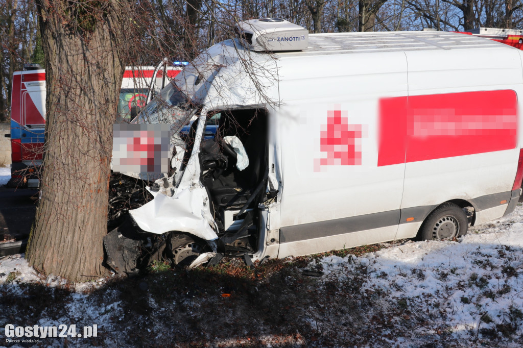 Wypadek drogowy w Szelejewie Drugim