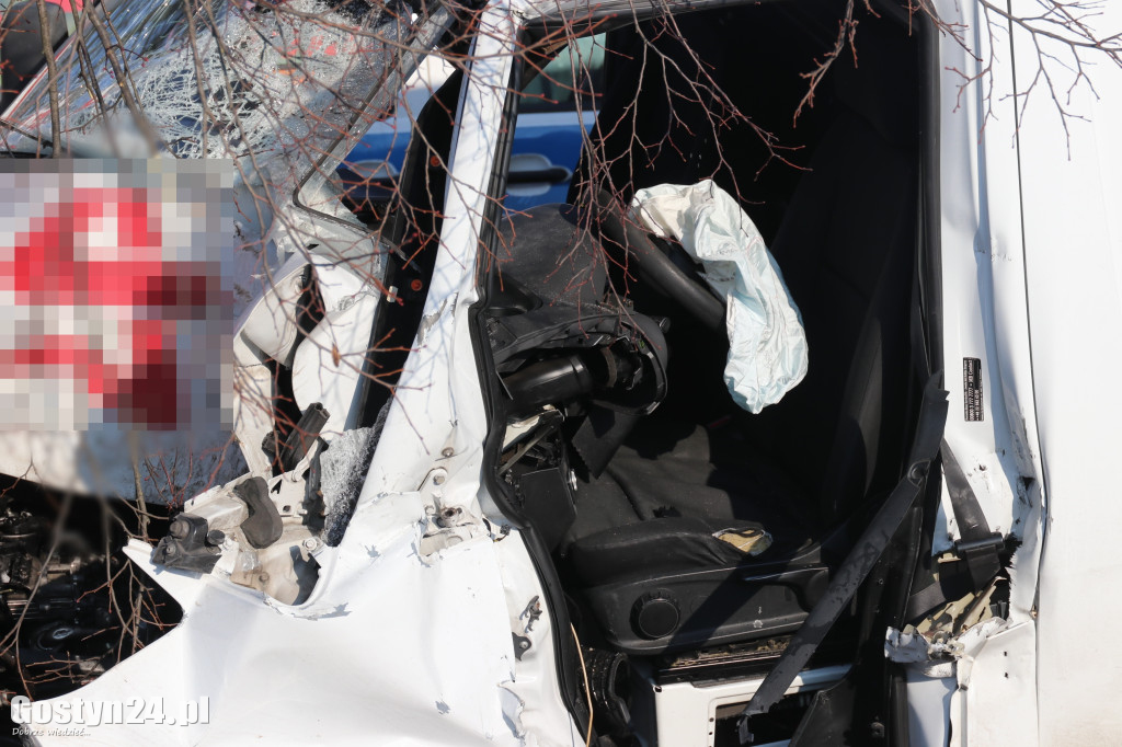 Wypadek drogowy w Szelejewie Drugim