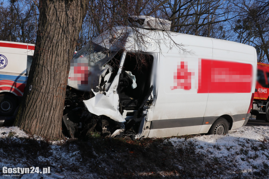 Wypadek drogowy w Szelejewie Drugim