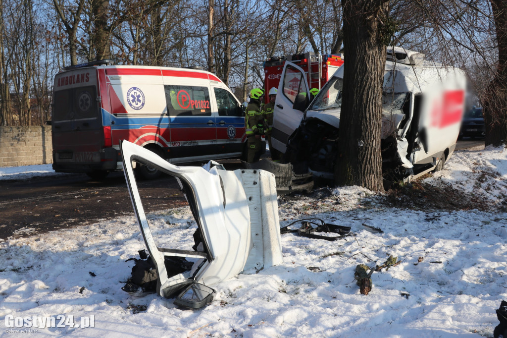 Wypadek drogowy w Szelejewie Drugim