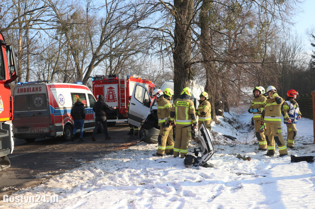 Wypadek drogowy w Szelejewie Drugim