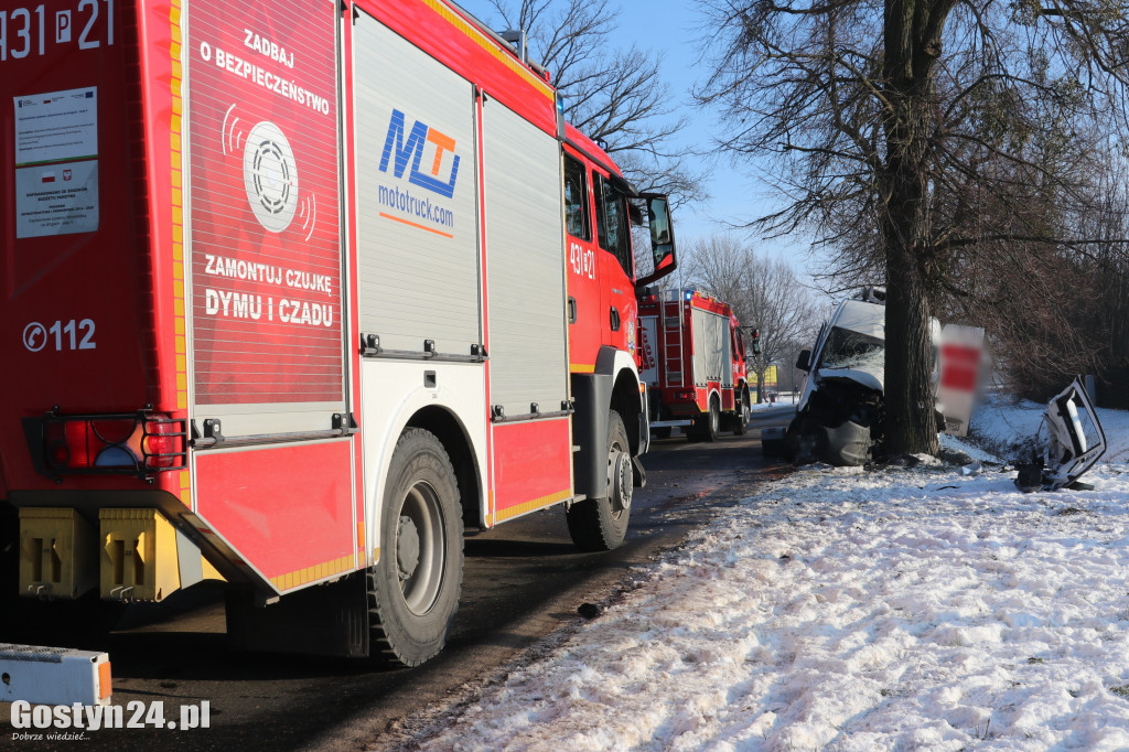 Wypadek drogowy w Szelejewie Drugim