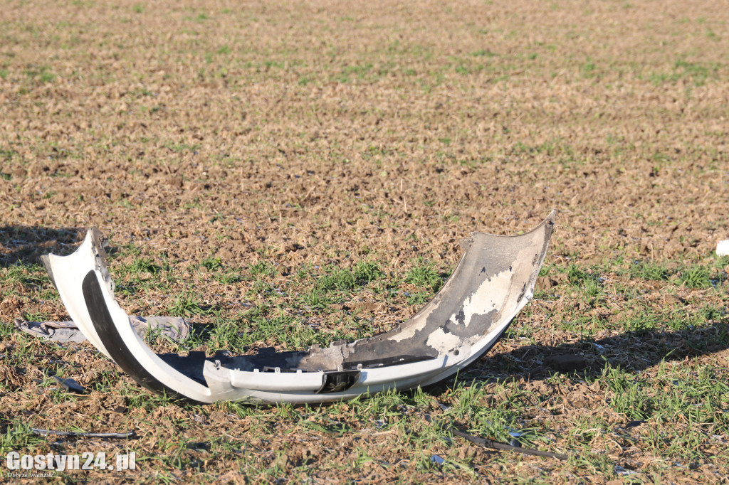 Wypadek na wyjeździe z Gostynia