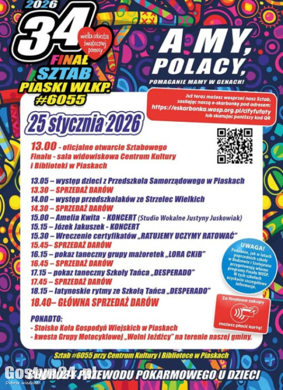 Tak zapowiada się weekend z WOŚP w naszym powiecie