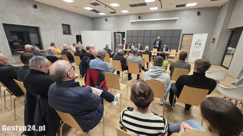 Spotkanie sympatyków PiS w Krobi z europosłanką