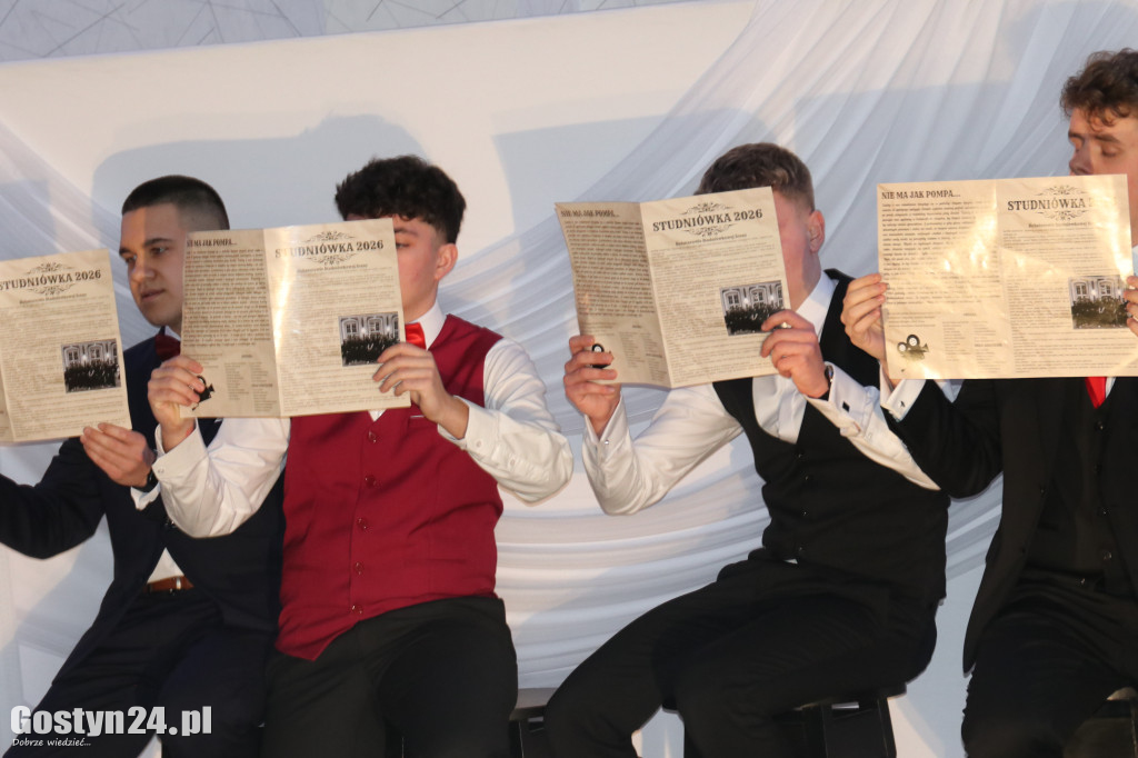 Studniówka maturzystów ZSO w Gostyniu
