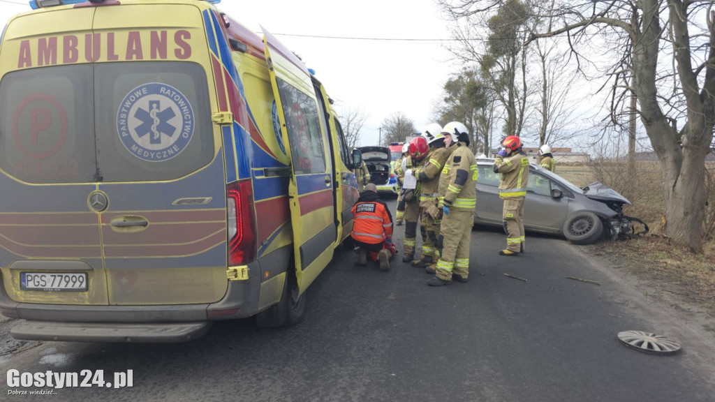 Wypadek w miejscowości Strumiany