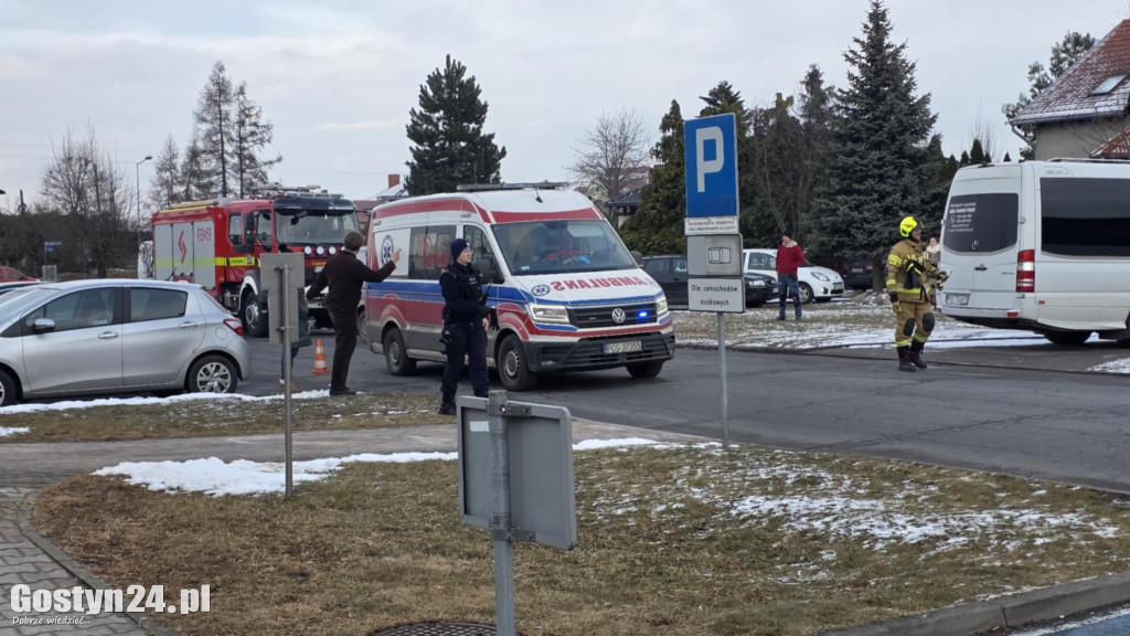 Pożar domu jednorodzinnego w Gostyniu