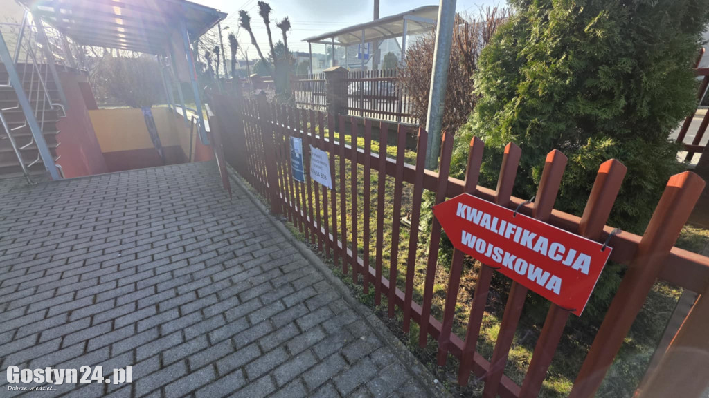Początek kwalifikacji wojskowej w Gostyniu