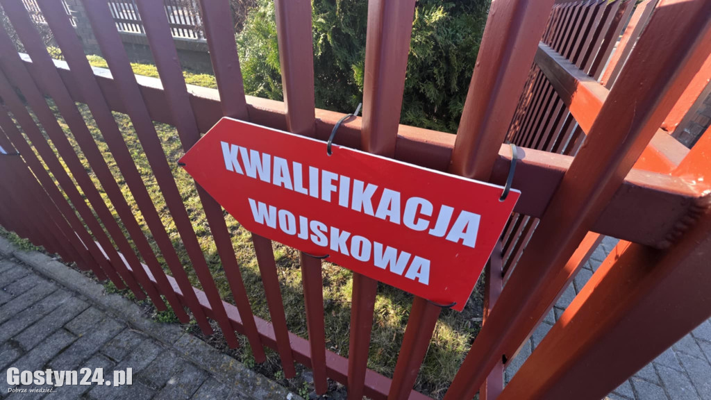 Początek kwalifikacji wojskowej w Gostyniu