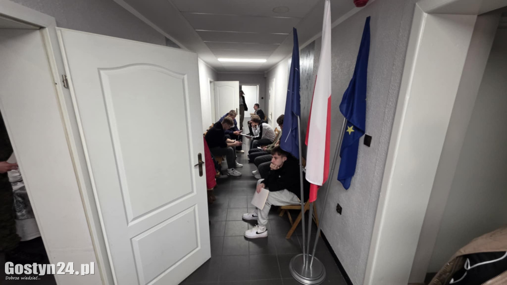 Początek kwalifikacji wojskowej w Gostyniu