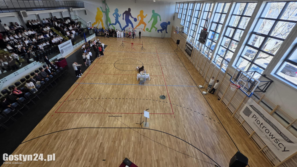 Otwarcie zmodernizowanej hali SP2 w Gostyniu