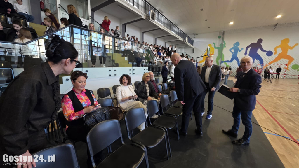 Otwarcie zmodernizowanej hali SP2 w Gostyniu