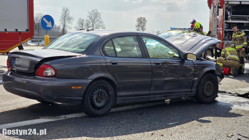 Wypadek na obwodnicy Borku Wlkp.