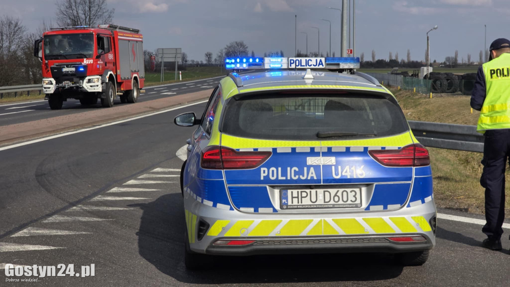 Wypadek na obwodnicy Borku Wlkp.