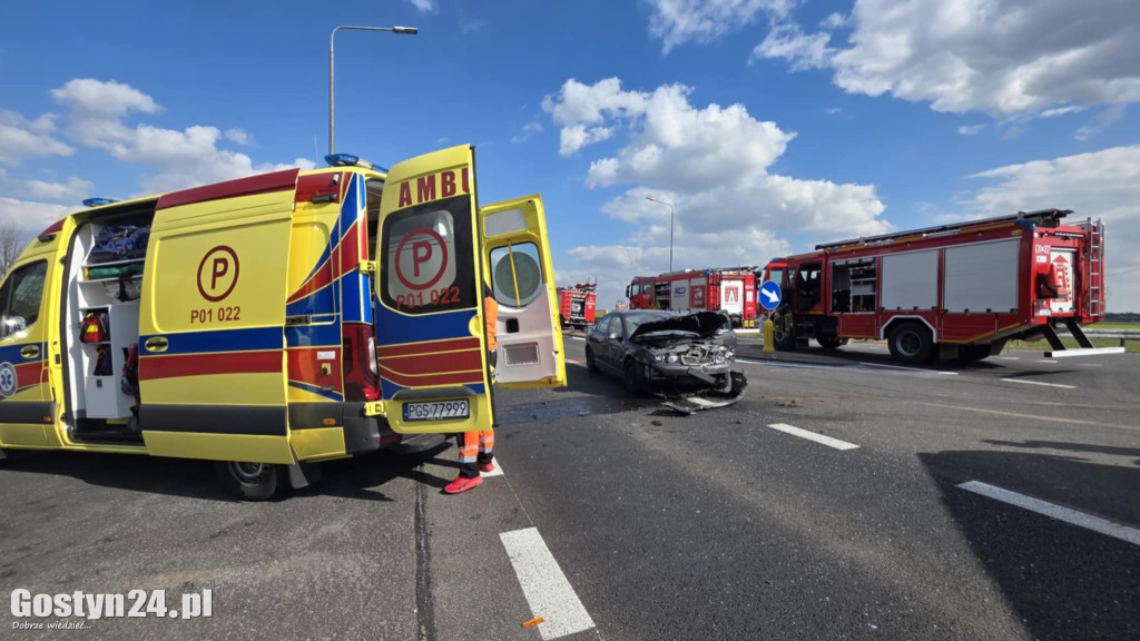 Wypadek na obwodnicy Borku Wlkp.