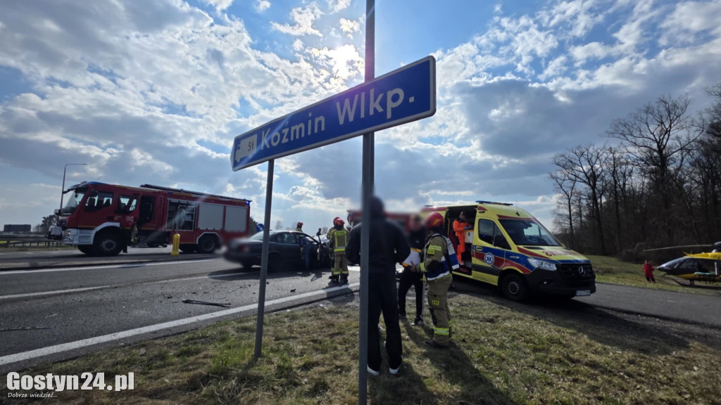 Wypadek na obwodnicy Borku Wlkp.