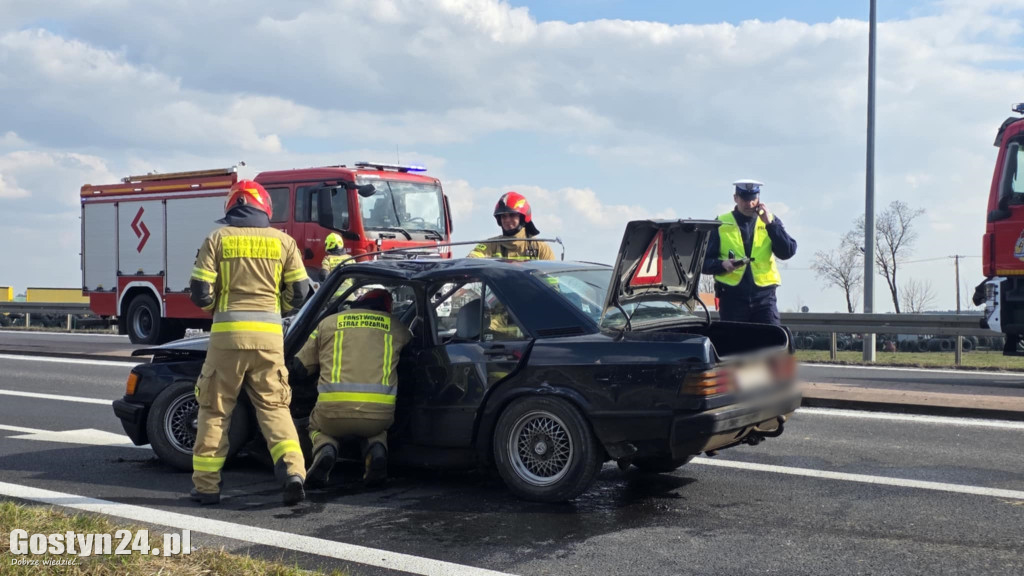 Wypadek na obwodnicy Borku Wlkp.