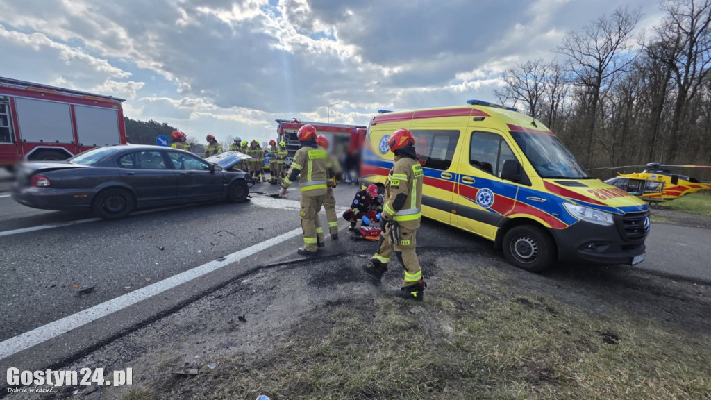 Wypadek na obwodnicy Borku Wlkp.