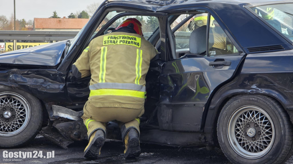 Wypadek na obwodnicy Borku Wlkp.