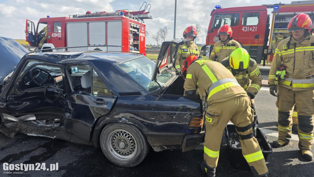 Wypadek na obwodnicy Borku Wlkp.