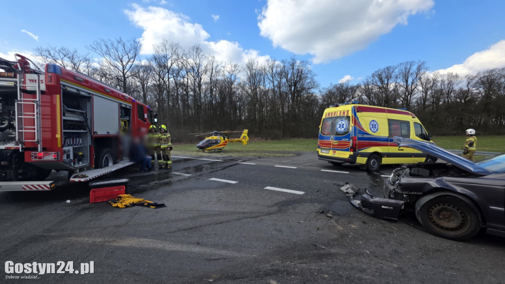 Wypadek na obwodnicy Borku Wlkp.