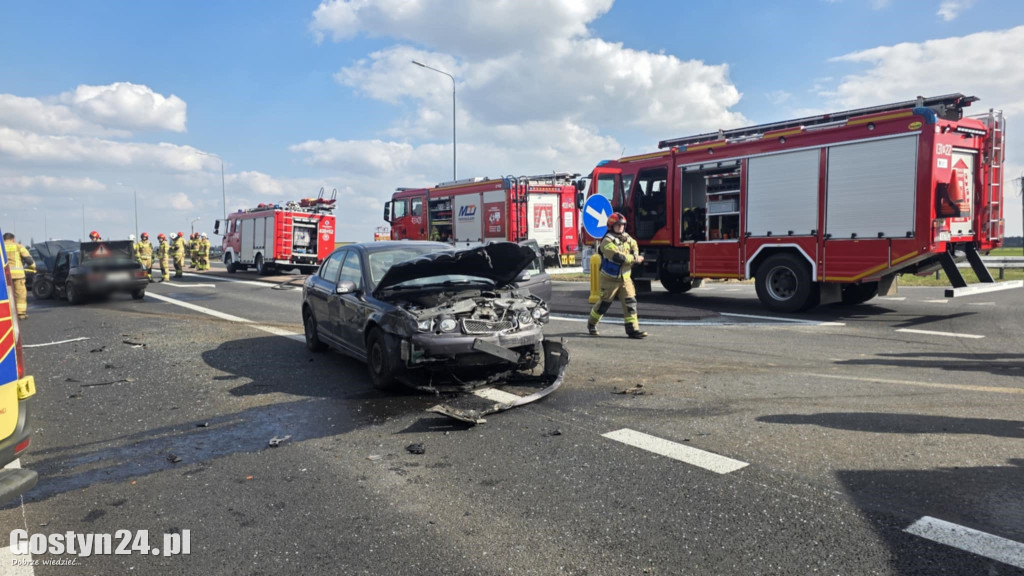 Wypadek na obwodnicy Borku Wlkp.