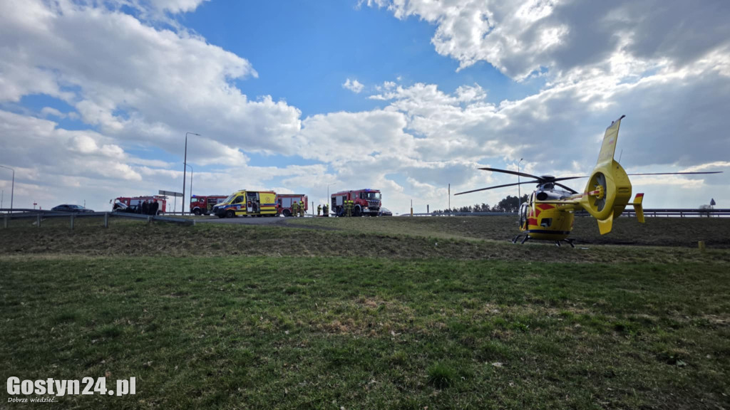 Wypadek na obwodnicy Borku Wlkp.