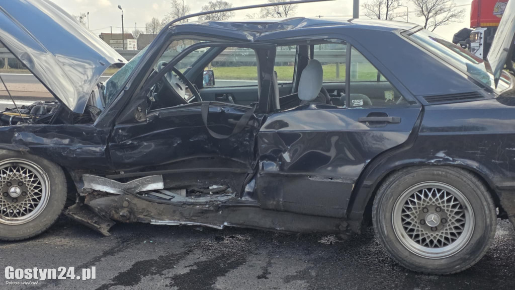 Wypadek na obwodnicy Borku Wlkp.