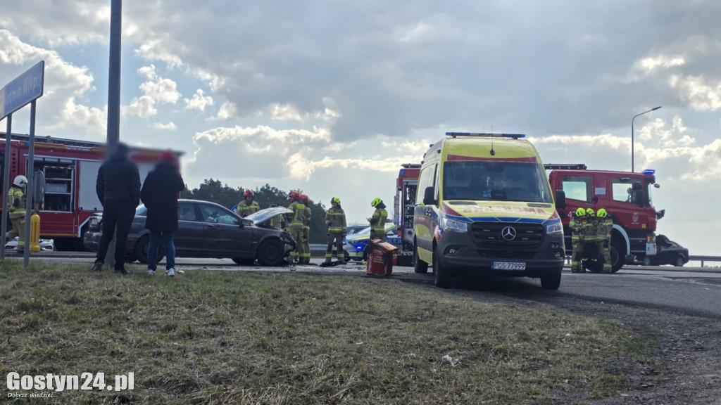 Wypadek na obwodnicy Borku Wlkp.