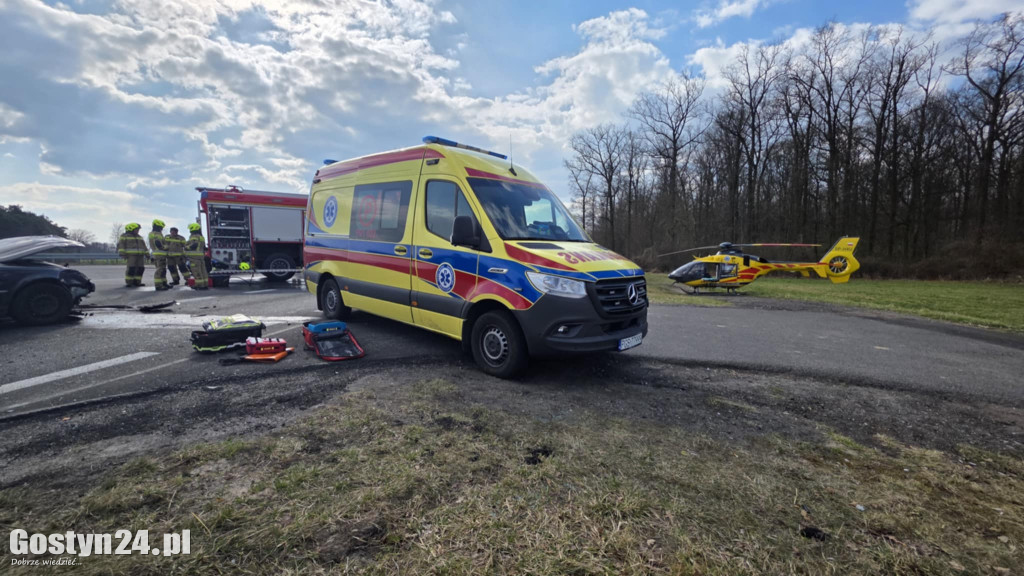 Wypadek na obwodnicy Borku Wlkp.