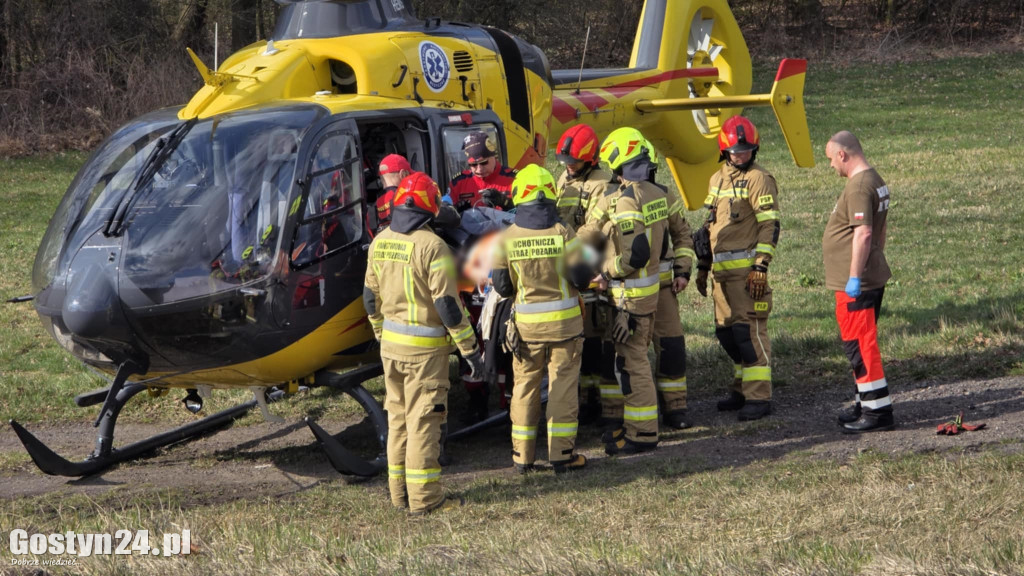 Wypadek na obwodnicy Borku Wlkp.