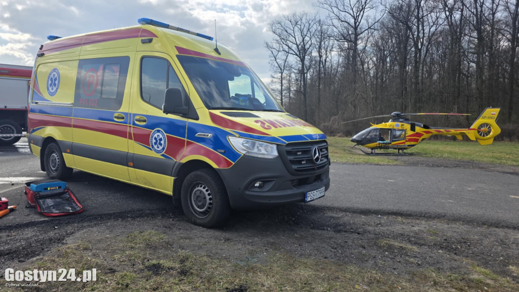 Wypadek na obwodnicy Borku Wlkp.