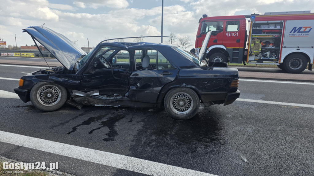 Wypadek na obwodnicy Borku Wlkp.