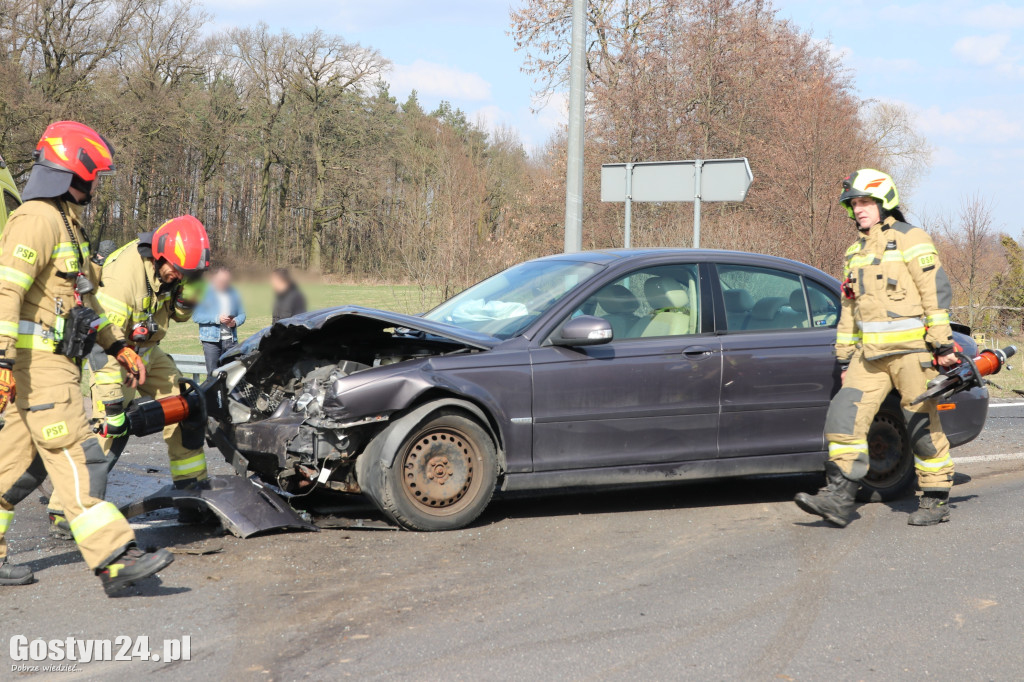 Wypadek na obwodnicy Borku Wlkp.