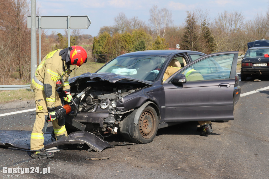 Wypadek na obwodnicy Borku Wlkp.