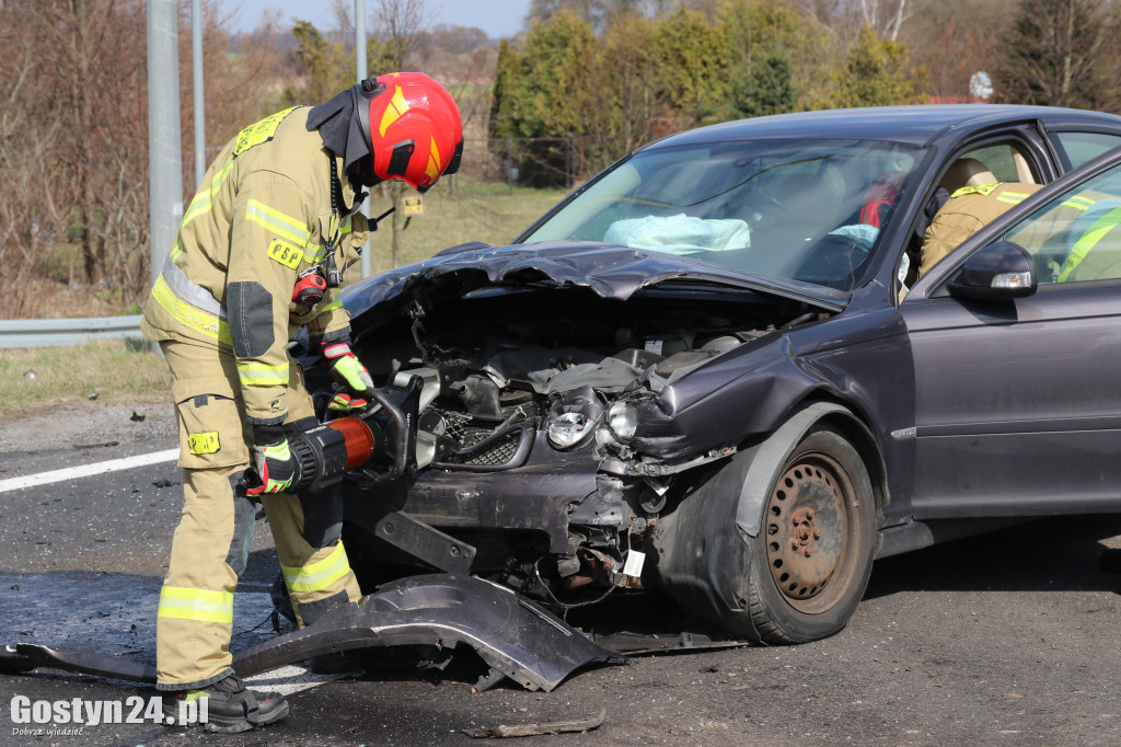 Wypadek na obwodnicy Borku Wlkp.