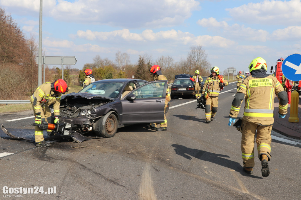 Wypadek na obwodnicy Borku Wlkp.