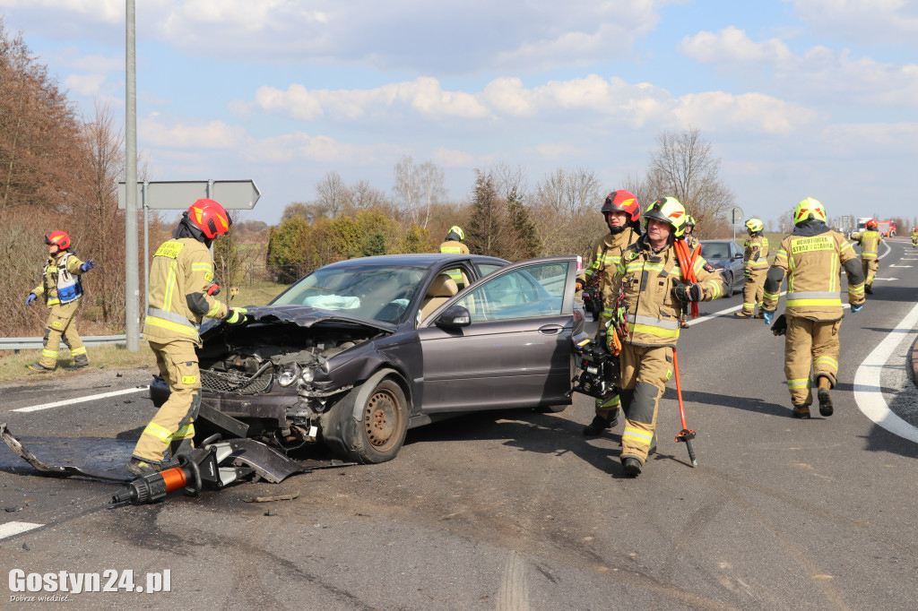 Wypadek na obwodnicy Borku Wlkp.