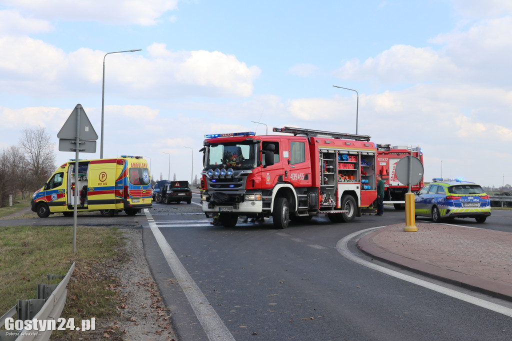 Wypadek na obwodnicy Borku Wlkp.