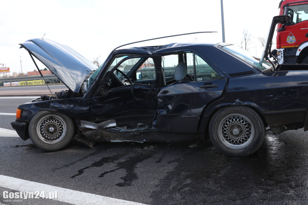 Wypadek na obwodnicy Borku Wlkp.