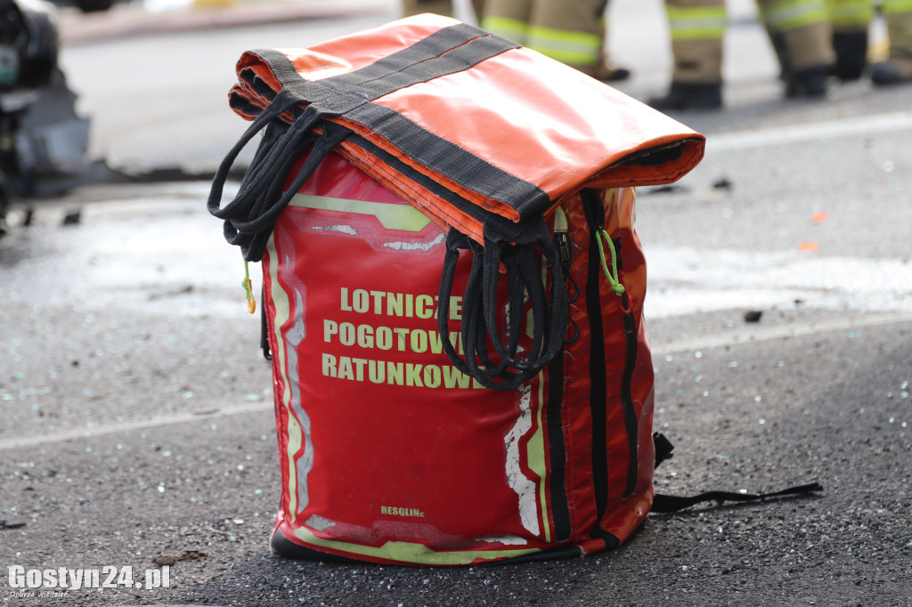 Wypadek na obwodnicy Borku Wlkp.