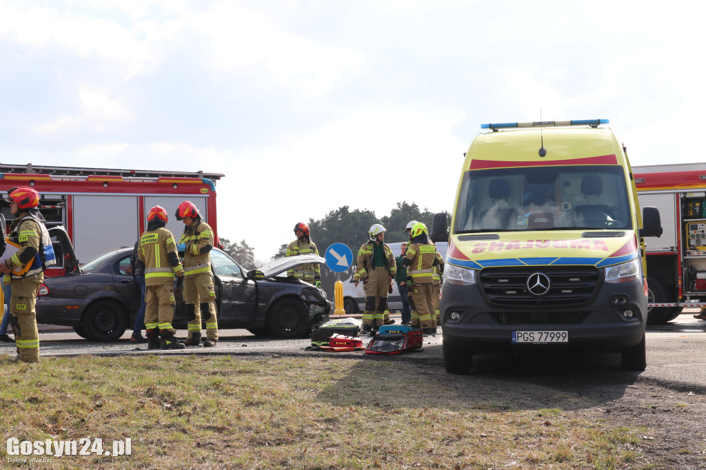 Wypadek na obwodnicy Borku Wlkp.