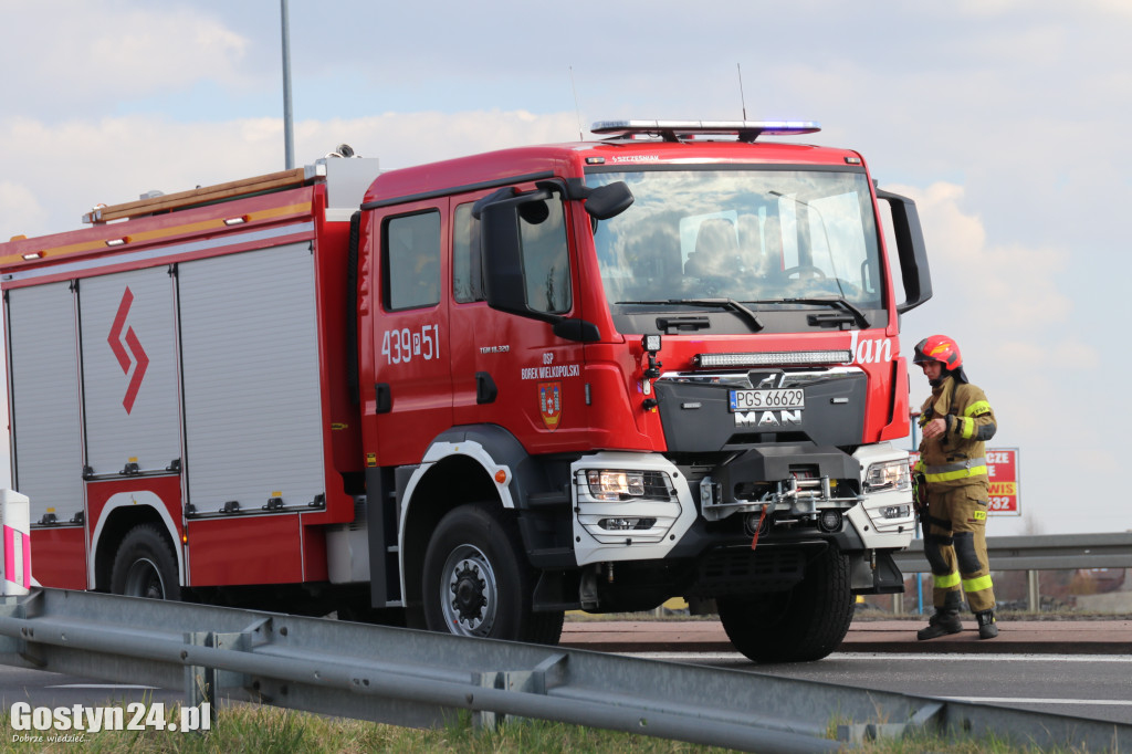 Wypadek na obwodnicy Borku Wlkp.