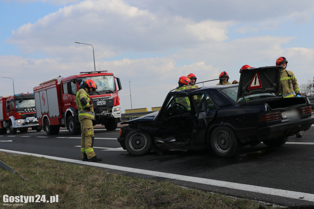 Wypadek na obwodnicy Borku Wlkp.