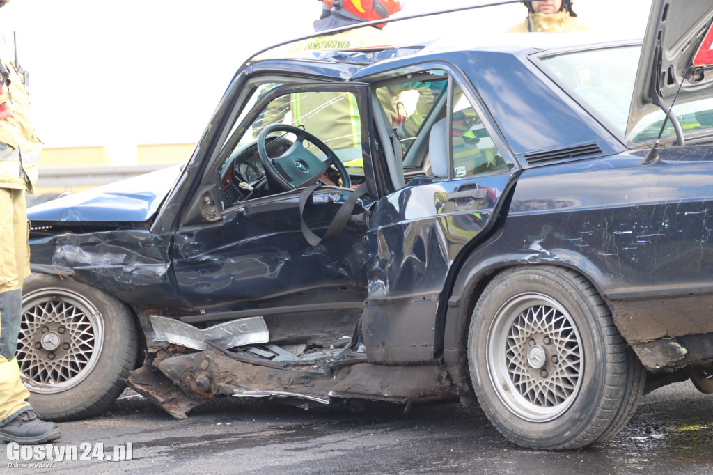 Wypadek na obwodnicy Borku Wlkp.