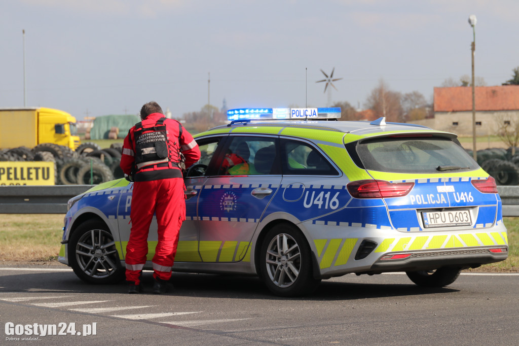 Wypadek na obwodnicy Borku Wlkp.