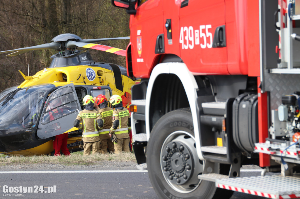 Wypadek na obwodnicy Borku Wlkp.